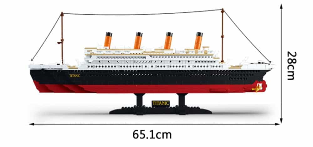 Titanic DIY z 1012 części za  $49.22 / ~182zł