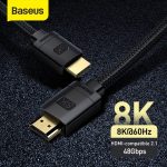 Baseus Kabel HDMI 2.1 8K/60Hz 4K/120Hz za $5.75 / ~23zł